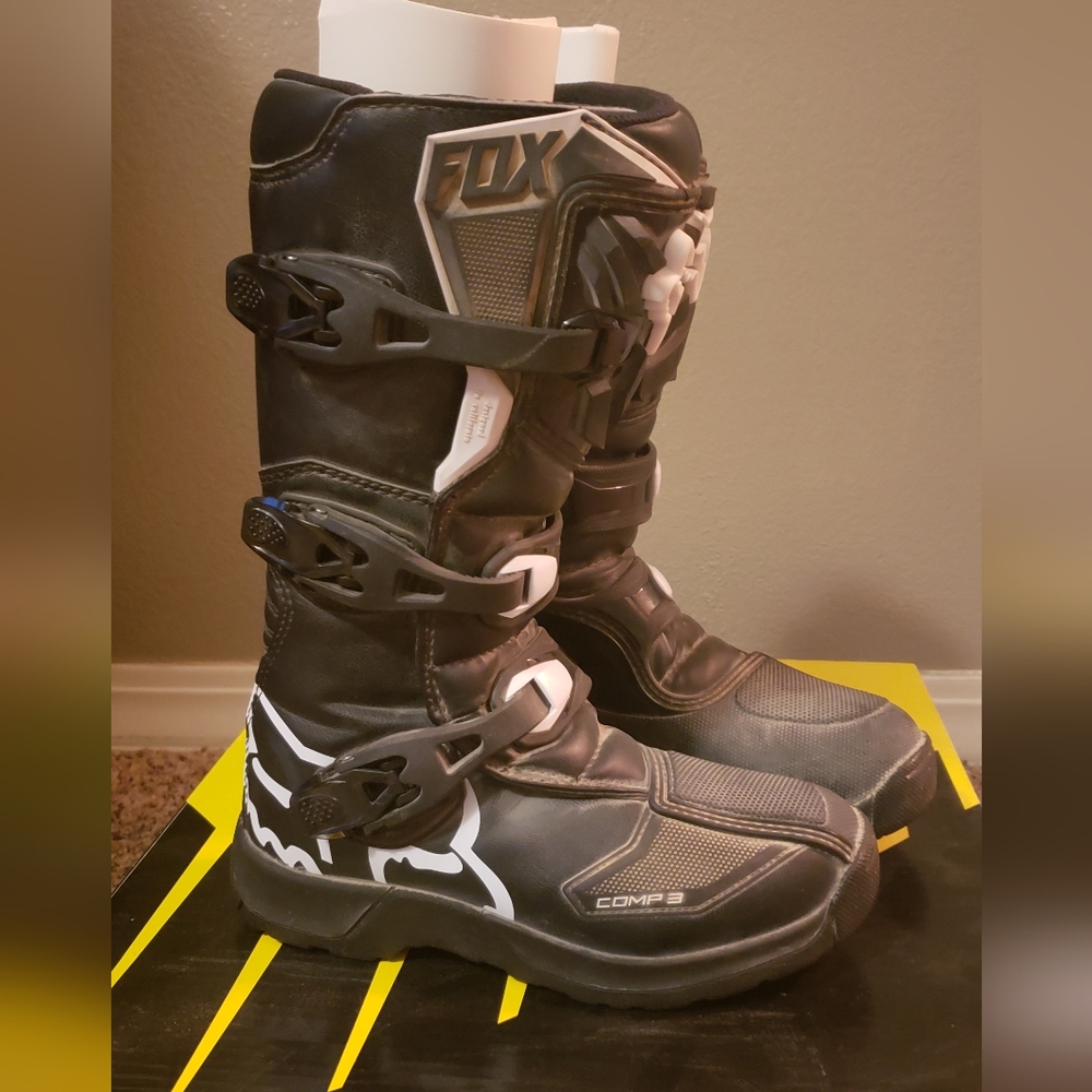 Fox Youth Comp 3 Dirtbike Riding Boots